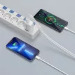 Tech-Protect NCA30 PD 30W QC3.0 USB-A / USB-C hálózati töltő + USB-C / Lightning kábel 100cm, fehér