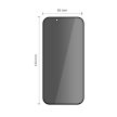 TECH-PROTECT QUICK SET SPY+ 2-PACK IPHONE 13 / 13 PRO / 14 / 16E PRIVACY betekintésvédő privacy üvegfólia