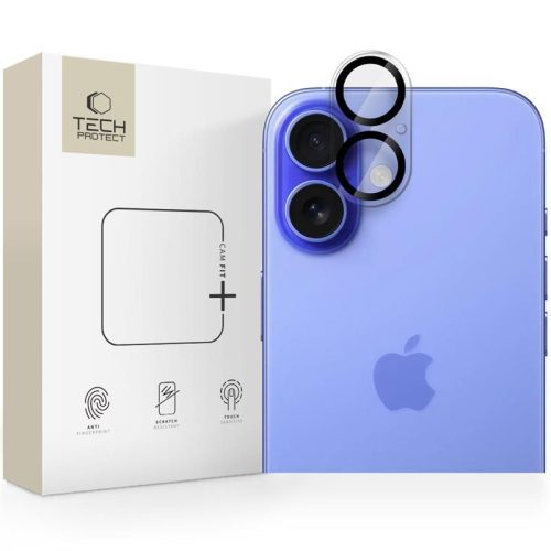 TECH-PROTECT CAM FIT+ iPhone 16 / 16 PLUS CLEAR kameravédő
