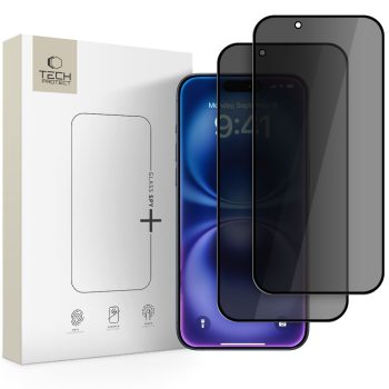   TECH-PROTECT GLASS SPY+ 2-PACK iPhone 17 AIR PRIVACY betekintésvedő edzett üvegfólia