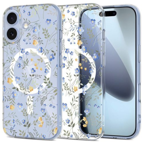 Tech-Protect FlexAir MagSafe Case iPhone 17 Daisies Leaves tok, színes