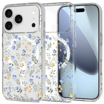  Tech-Protect FlexAir MagSafe Case iPhone 17 Pro Max Daisies Leaves tok, színes