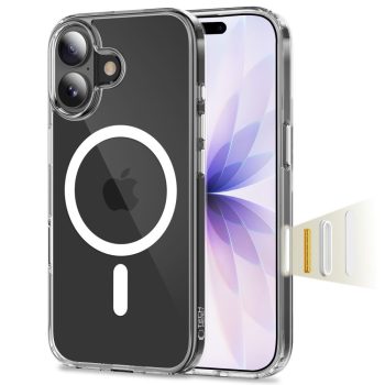   Tech-Protect Flexair Hybrid CC MagSafe Case iPhone 17 tok, átlátszó