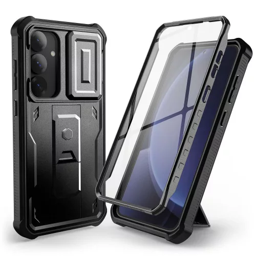 TECH-PROTECT KEVLAR CAM+ SAMSUNG GALAXY S25 Plus PLUS tok, fekete