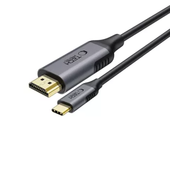   Tech-Protect UltraBoost Type-C HDMI 2.0 4K 60 Hz 180 cm, kábel, fekete