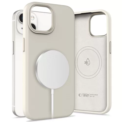TECH-PROTECT SILICONE PURE MAGSAFE IPHONE 14 tok, bézs