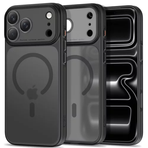 Tech-Protect MagPrime MagSafe CC iPhone 17 Pro / 18 Pro tok, matt fekete