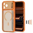 Tech-Protect MagPrime MagSafe CC Matte Cosmic Orange iPhone 17 Pro Max / 18 Pro Max tok, matt narancssárga