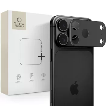 Tech-Protect CamAlloy Fit+ iPhone 18 Pro Max tok, fekete