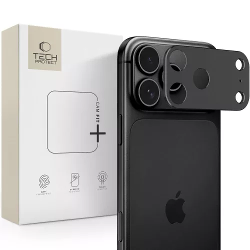Tech-Protect CamAlloy Fit+ iPhone 18 Pro Max tok, fekete
