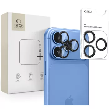 Tech-Protect Camring Fit+ / Max iPhone 18 Pro tok, fekete