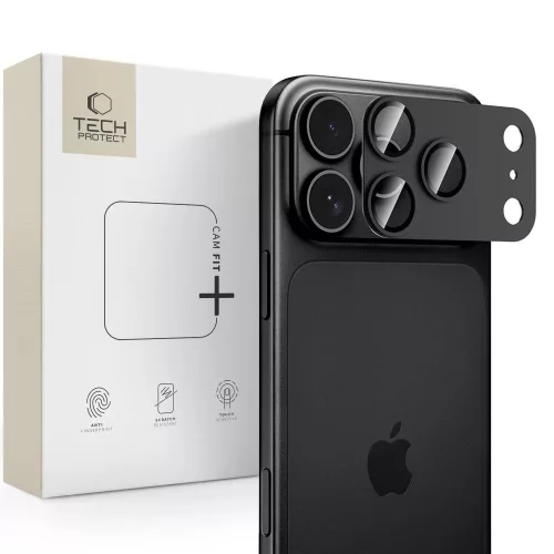 Tech-Protect Camfull Fit+ iPhone 18 Pro Max kameravédő, fekete