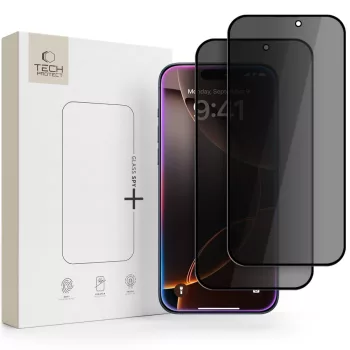   Tech-Protect Glass Spy+ 2 db Privacy iPhone 18 Pro betekintésvédő üvegfólia