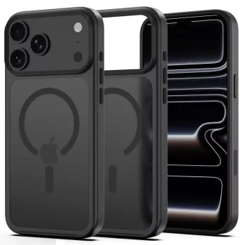   Tech-Protect MagMat MagSafe CC iPhone 17 Pro / 18 Pro tok, matt fekete