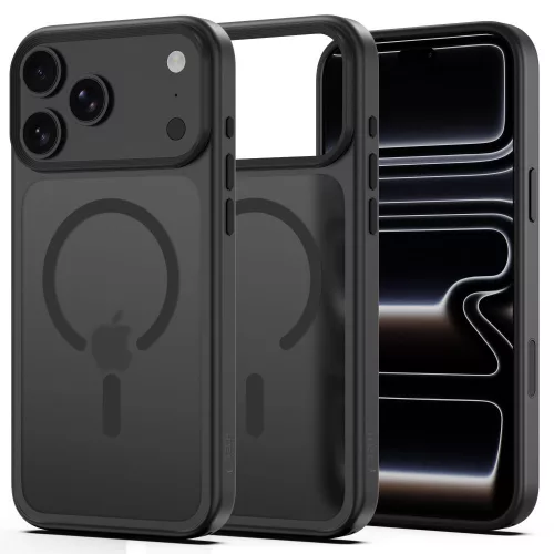 Tech-Protect MagMat MagSafe CC iPhone 17 Pro / 18 Pro tok, matt fekete