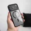 Tech-Protect MagMat MagSafe CC iPhone 17 Pro Max / 18 Pro Max tok, fekete-átlátszó