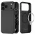 Tech-Protect Ion Carbon MagSafe iPhone 17 Pro Max / 18 Pro Max tok, fekete-ezüst