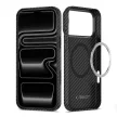 Tech-Protect Ion Carbon MagSafe iPhone 17 Pro Max / 18 Pro Max tok, fekete-ezüst