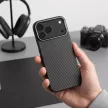 Tech-Protect Ion Carbon MagSafe iPhone 17 Pro Max / 18 Pro Max tok, fekete-ezüst