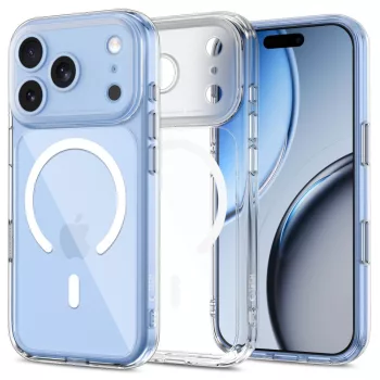   Tech-Protect MagPeak MagSafe CC iPhone 17 Pro Max / 18 Pro Max tok, átlátszó