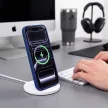 Tech-Protect MagOne MagSafe CC + Glass 2 db iPhone 17 Pro / 18 Pro tok, sötétkék-átlátszó