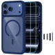 Tech-Protect MagOne MagSafe CC + Glass 2 db iPhone 17 Pro Max / 18 Pro Max tok, sötétkék-átlátszó