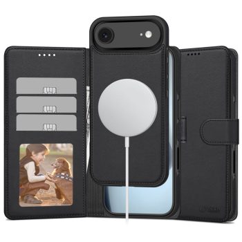 TECH-PROTECT WALLET MAGSAFE IPHONE 17 AIR tok, matt fekete