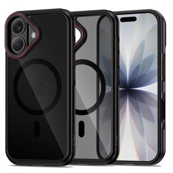   Tech-Protect MagHybrid MagSafe Case iPhone 17 tok, fekete-piros