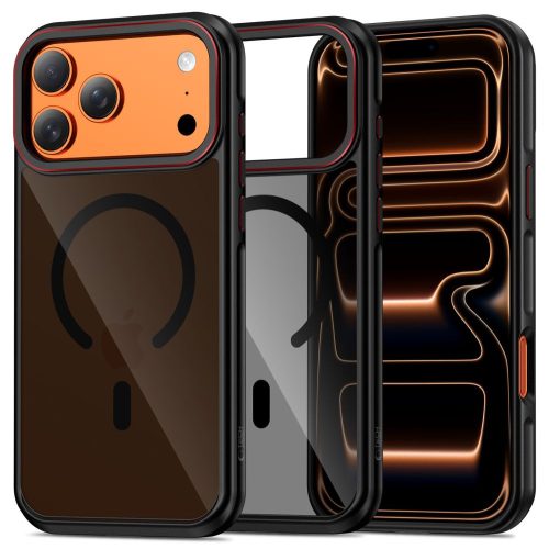 Tech-Protect MagHybrid MagSafe Case iPhone 17 Pro Max tok, fekete-piros