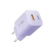 TECH-PROTECT NCM33 2-PORT hálózati töltő PD 33W / QC3.0 BABY, lila