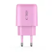 TECH-PROTECT NCA20 2-PORT hálózati töltő PD 20W / QC3.0 BABY , rózsaszín