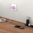 TECH-PROTECT NCA20 2-PORT hálózati töltő PD 20W / QC3.0 BABY , rózsaszín