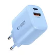 TECH-PROTECT NCA30 2-PORT hálózati töltő PD 30W / QC3.0 BABY , kék