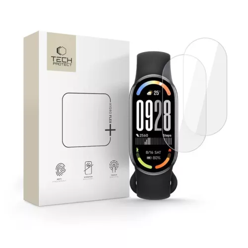 Tech-Protect Gydro Flex+ hydrogel film 2-pack Xiaomi Smart Band 8 / 9 / 10 / NFC védőfólia