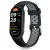 Tech-Protect IconBand Air Strap Xiaomi Smart Band 8 / 9 / 10 / NFC - Black and Gray