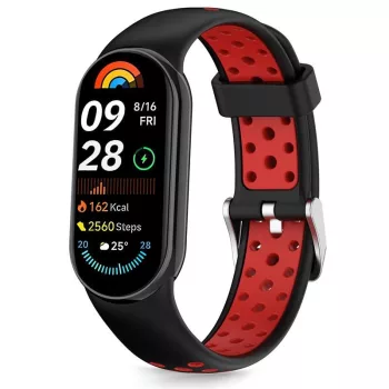   Tech-Protect IconBand Air Strap Xiaomi Smart Band 8 / 9 / 10 / NFC - Black and Red