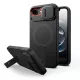 Tech-Protect Kevlar Aura MagSafe Case iPhone 16e tok, fekete