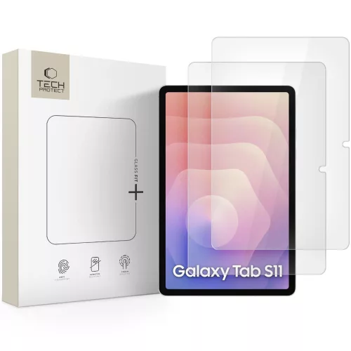 TECH-PROTECT edzett üvegfólia GLASS FIT+ 2-PACK GALAXY TAB S11 11.0 CLEAR