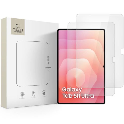 TECH-PROTECT edzett üvegfólia GLASS FIT+ 2-PACK GALAXY TAB S8 ULTRA / S9 ULTRA / S10 ULTRA / S11 ULTRA 14.6 CLEAR