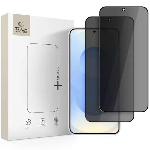 Tech-Protect Glass SPY+ 2-Pack Privacy Tempered Glass Samsung Galaxy S26+ betekintésvédő üvegfólia
