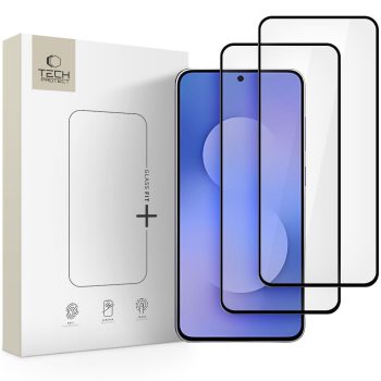   Tech-Protect Glass Fit+ 2-pack tempered glass Samsung Galaxy S25 FE edzett üvegfólia