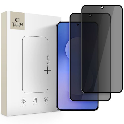 TECH-PROTECT GLASS SPY+ 2-PACK GALAXY S25 FE PRIVACY betekintésgátló üvegfólia