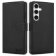 Tech-Protect Wallet Case Samsung Galaxy S25 FE tok, fekete