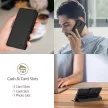 Tech-Protect Wallet Case Samsung Galaxy S25 FE tok, fekete