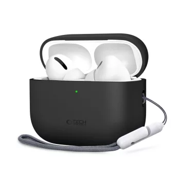 Tech-Protect Silicone Case AirPods Pro 3, tok, fekete