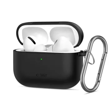 Tech-Protect Silicone Hook Case AirPods Pro 3, tok, fekete