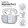TECH-PROTECT SILICONE HOOK APPLE AIRPODS PRO 3 CRAYON tok, szürke