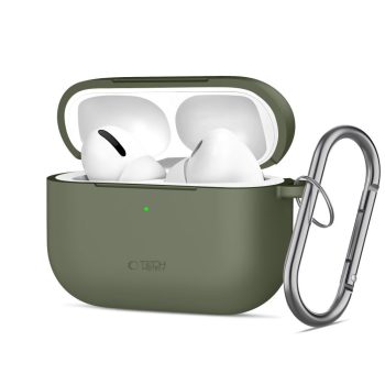   TECH-PROTECT SILICONE HOOK APPLE AIRPODS PRO 3 OLIVE tok, zöld