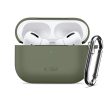 TECH-PROTECT SILICONE HOOK APPLE AIRPODS PRO 3 OLIVE tok, zöld