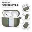 TECH-PROTECT SILICONE HOOK APPLE AIRPODS PRO 3 OLIVE tok, zöld
